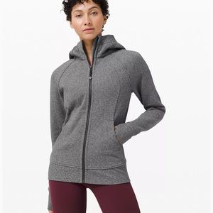 Lululemon Heathered Grey scuba - 10